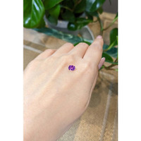 0.72 Ct. Purple Sapphire from Ceylon (Sri Lanka) Life Style