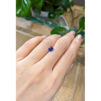 1.01 Ct. Blue Sapphire from Ceylon (Sri Lanka) Life Style
