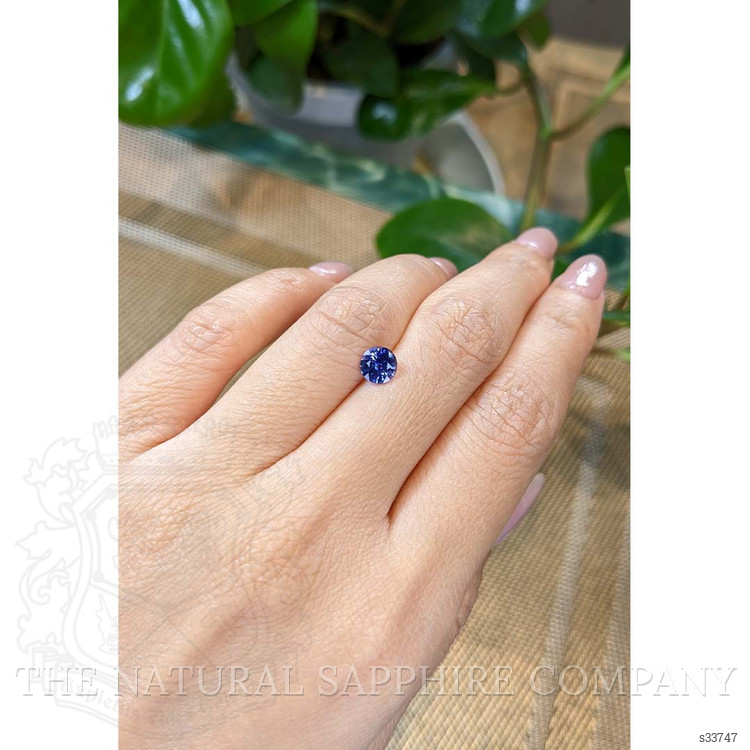 1.01 Ct. Blue Sapphire from Ceylon (Sri Lanka)