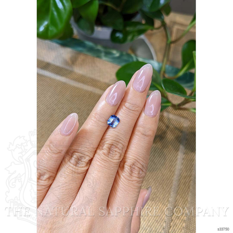 1.29 Ct. Blue Sapphire from Ceylon (Sri Lanka)
