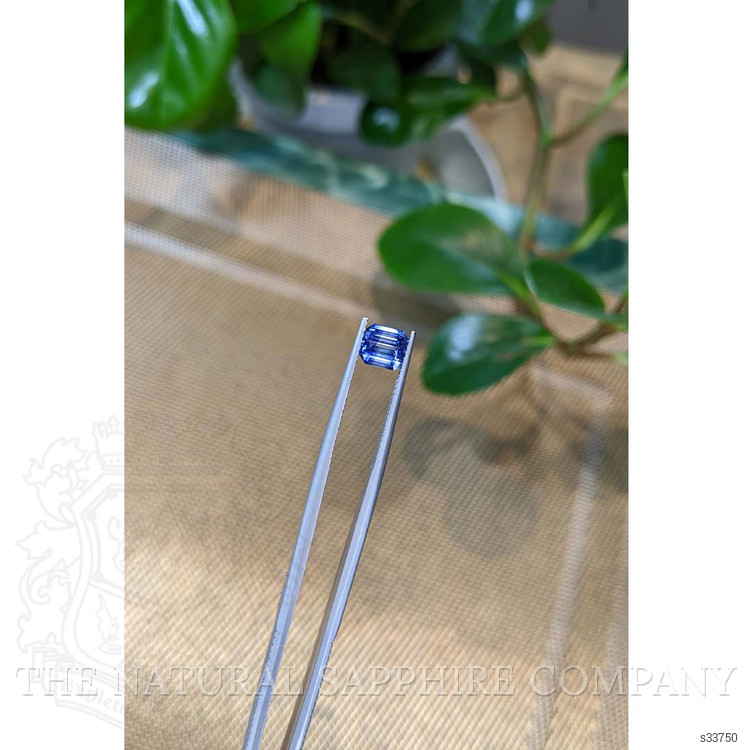 1.29 Ct. Blue Sapphire from Ceylon (Sri Lanka)