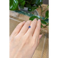 1.11 Ct. Blue Sapphire from Ceylon (Sri Lanka) Life Style