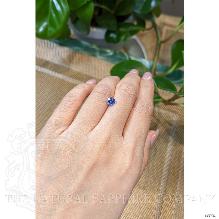 1.11 Ct. Blue Sapphire from Ceylon (Sri Lanka)