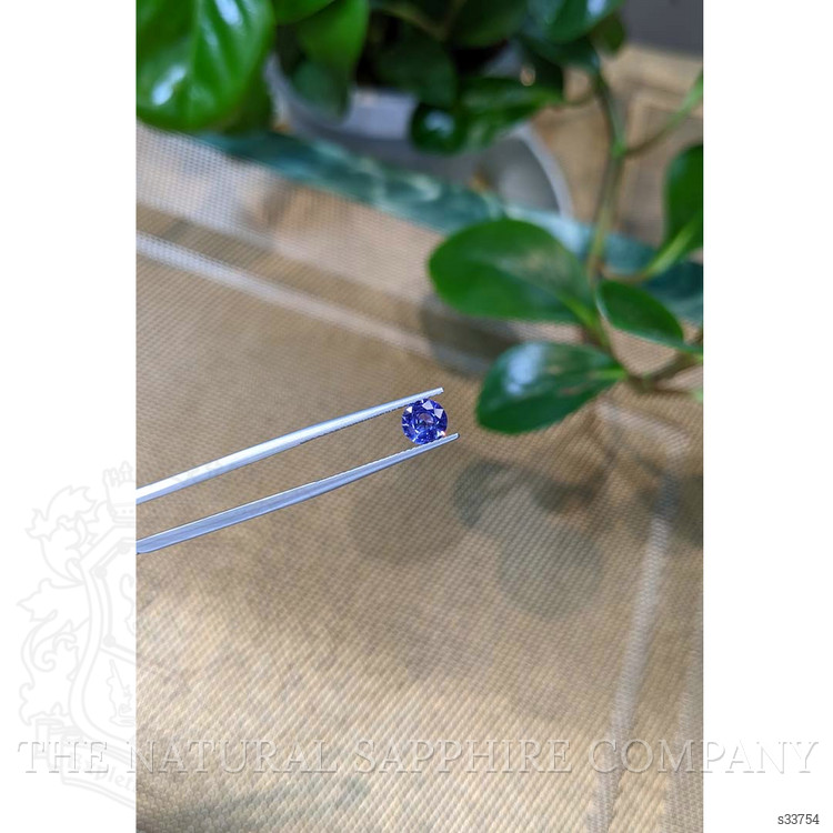 0.94 Ct. Purplish Blue Sapphire from Ceylon (Sri Lanka)