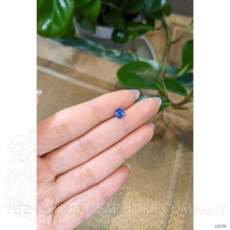0.75 Ct. Blue Sapphire from Ceylon (Sri Lanka)