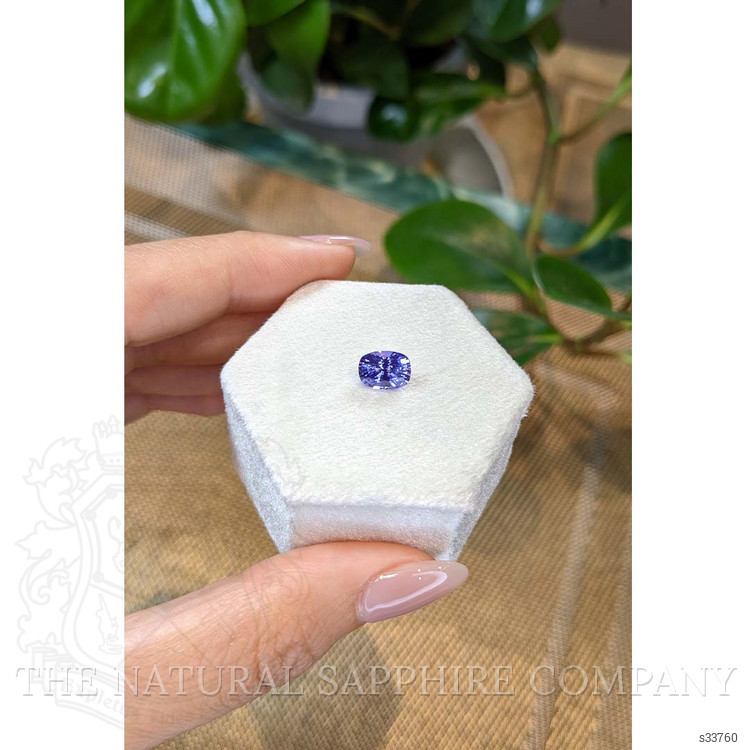 1.81 Ct. Violet Sapphire from Ceylon (Sri Lanka)