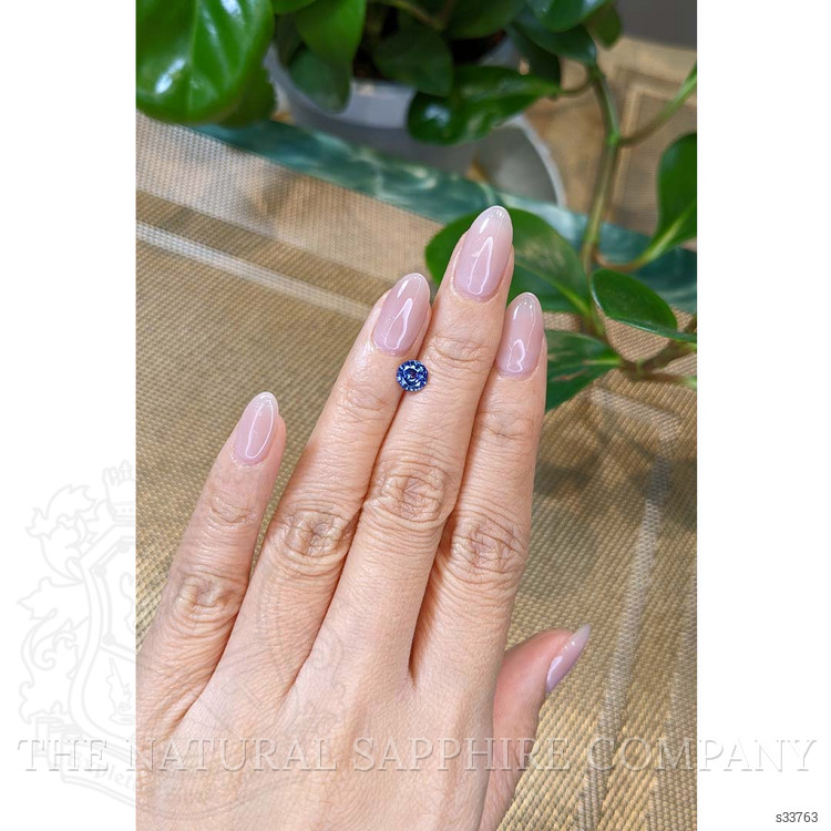 0.96 Ct. Blue Sapphire from Ceylon (Sri Lanka)