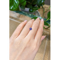 0.97 Ct. Color Change Sapphire from Ceylon (Sri Lanka) Life Style