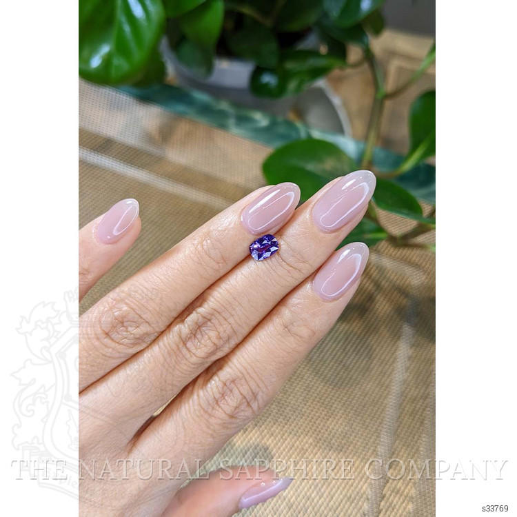 0.97 Ct. Color Change Sapphire from Ceylon (Sri Lanka)