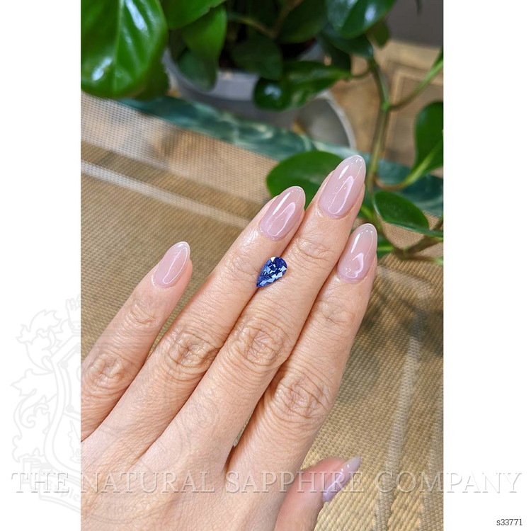 1.62 Ct. Blue Sapphire from Ceylon (Sri Lanka)