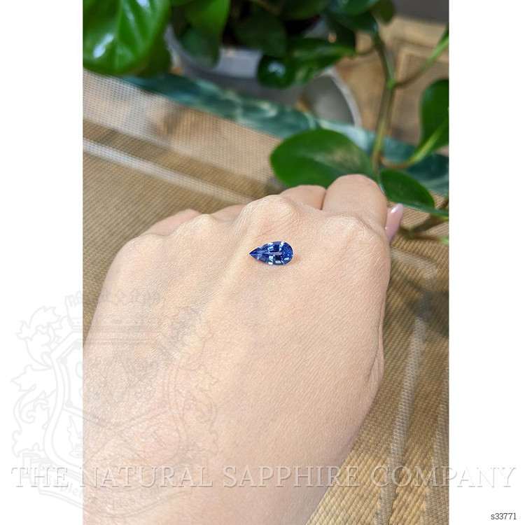 1.62 Ct. Blue Sapphire from Ceylon (Sri Lanka)