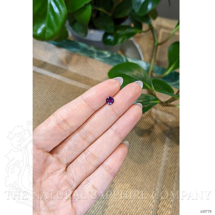 0.61 Ct. Color Change Sapphire from Ceylon (Sri Lanka)