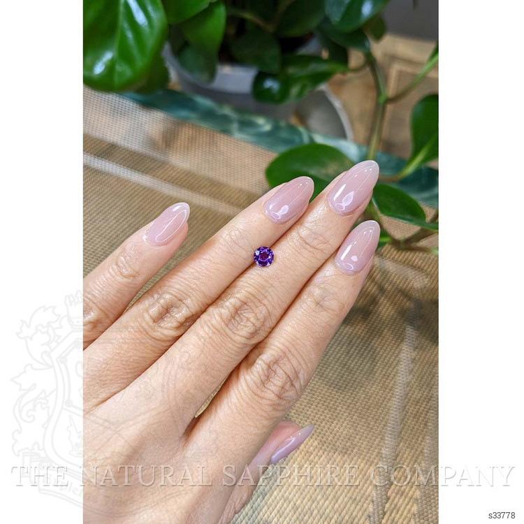 0.61 Ct. Color Change Sapphire from Ceylon (Sri Lanka)