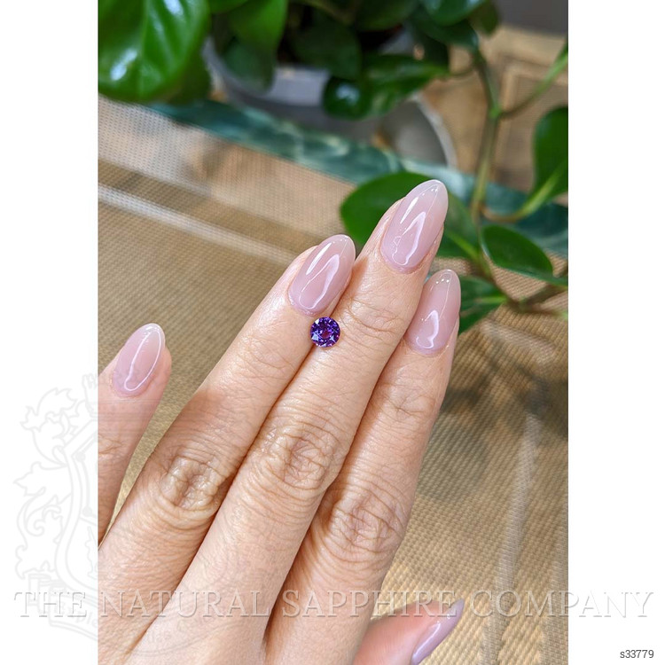 0.75 Ct. Color Change Sapphire from Ceylon (Sri Lanka)