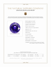 0.76 Ct. Color Change Sapphire from Ceylon (Sri Lanka) Scan Report