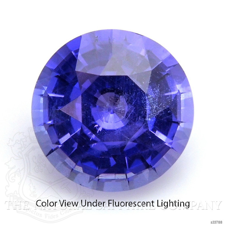 0.61 Ct. Color Change Sapphire from Ceylon (Sri Lanka)