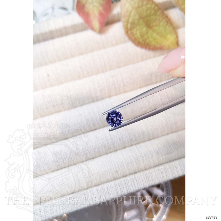 1.09 Ct. Purplish Blue Sapphire from Ceylon (Sri Lanka)