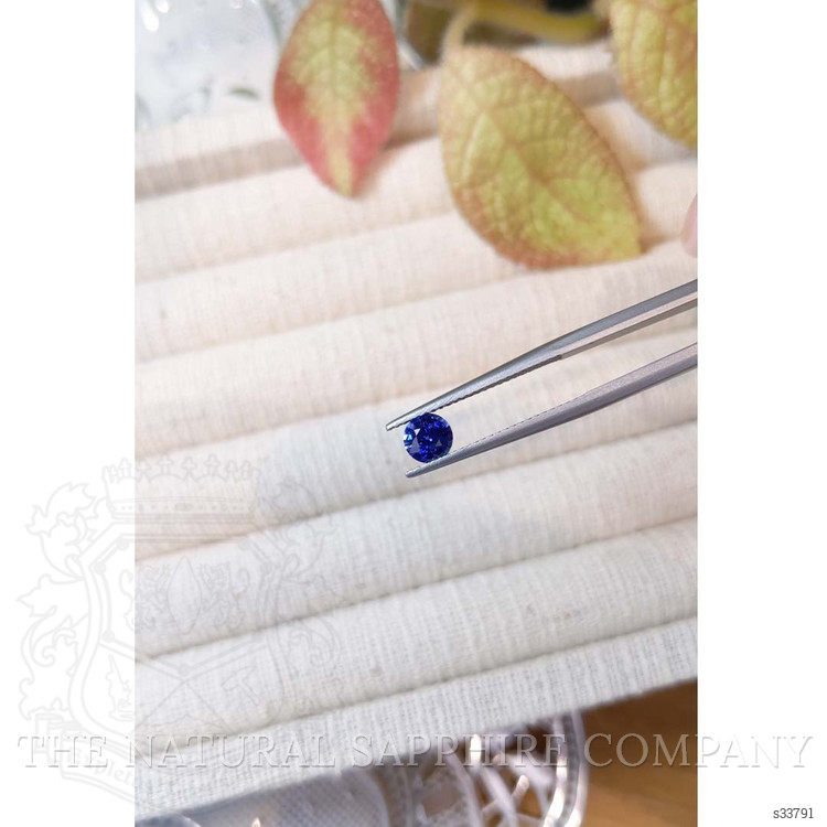 0.65 Ct. Blue Sapphire from Ceylon (Sri Lanka)