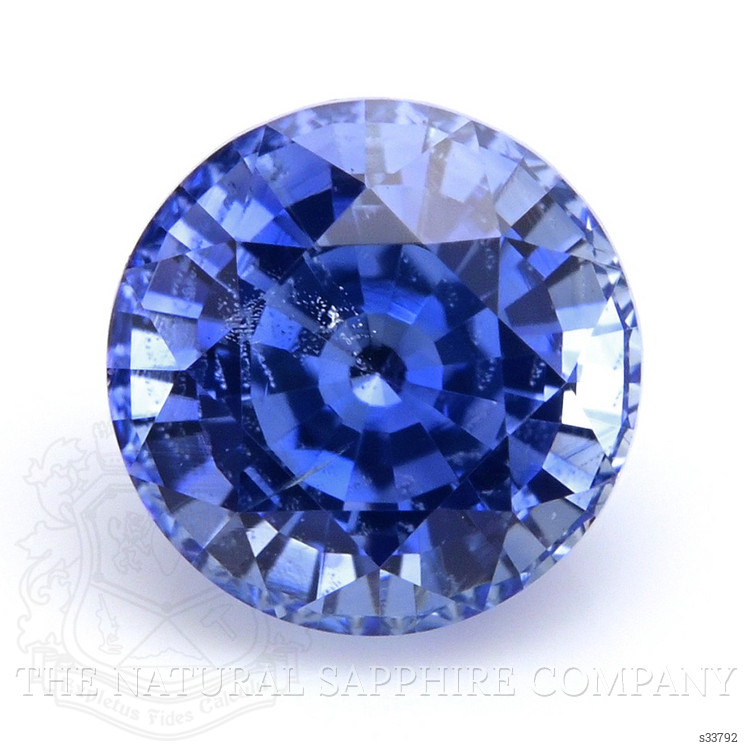 0.88 Ct. Blue Sapphire from Ceylon (Sri Lanka)