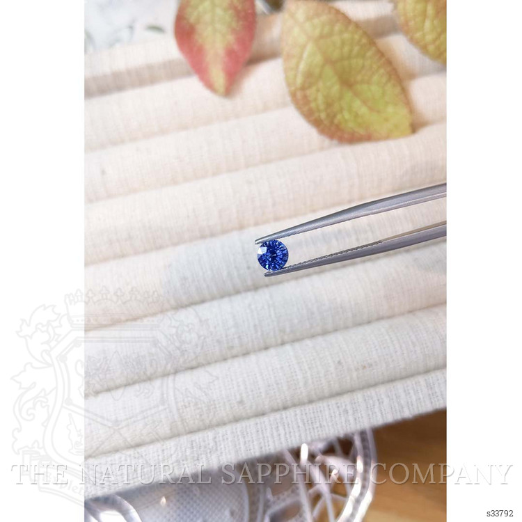 0.88 Ct. Blue Sapphire from Ceylon (Sri Lanka)