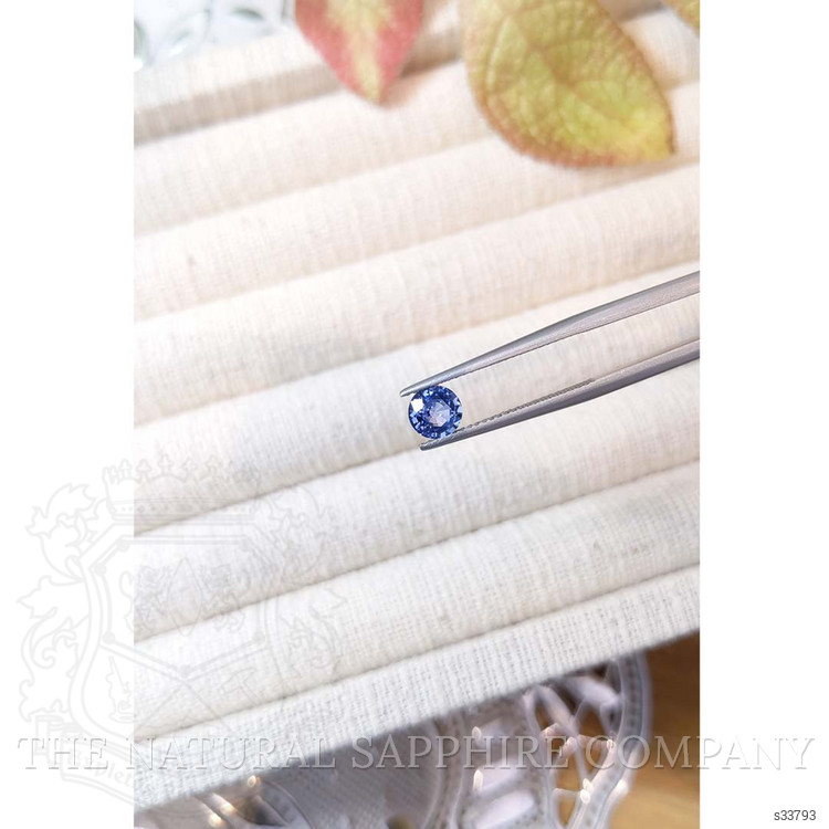0.80 Ct. Blue Sapphire from Ceylon (Sri Lanka)