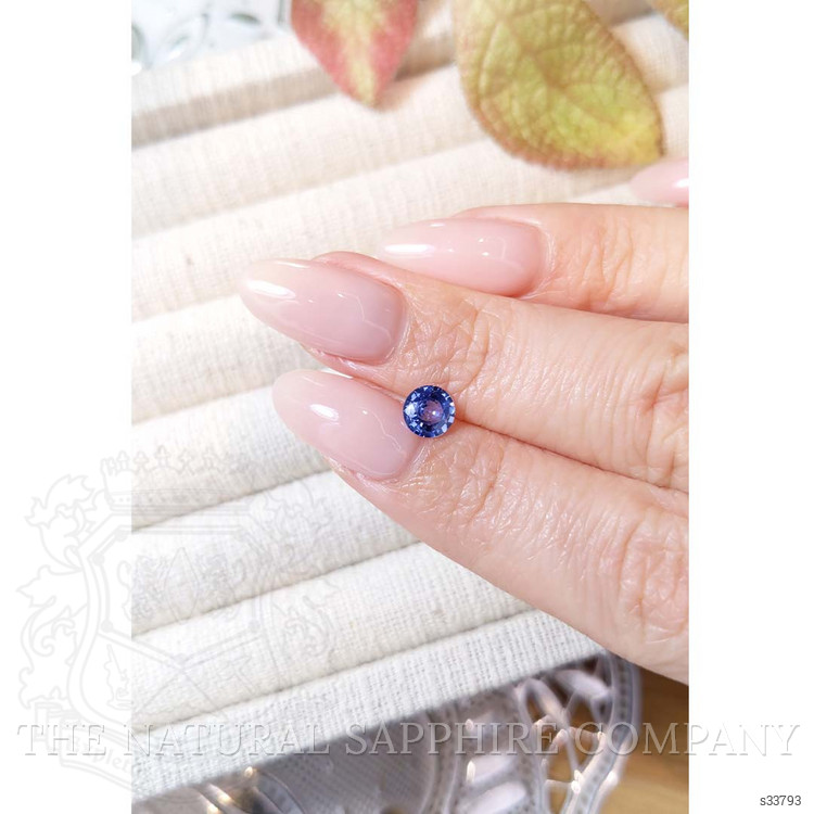 0.80 Ct. Blue Sapphire from Ceylon (Sri Lanka)