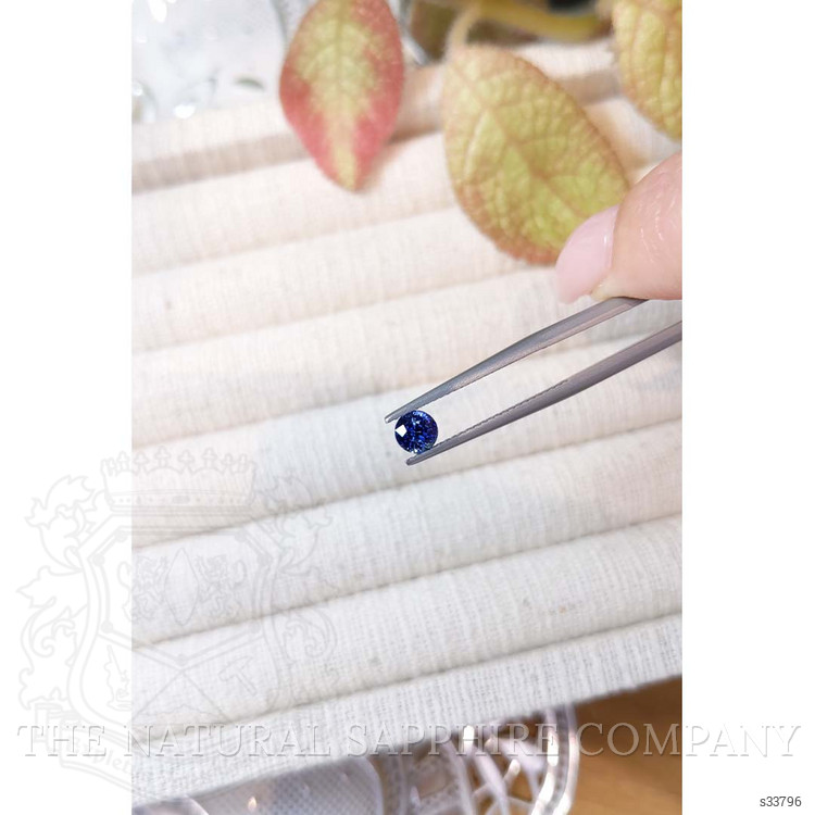 0.75 Ct. Blue Sapphire from Ceylon (Sri Lanka)