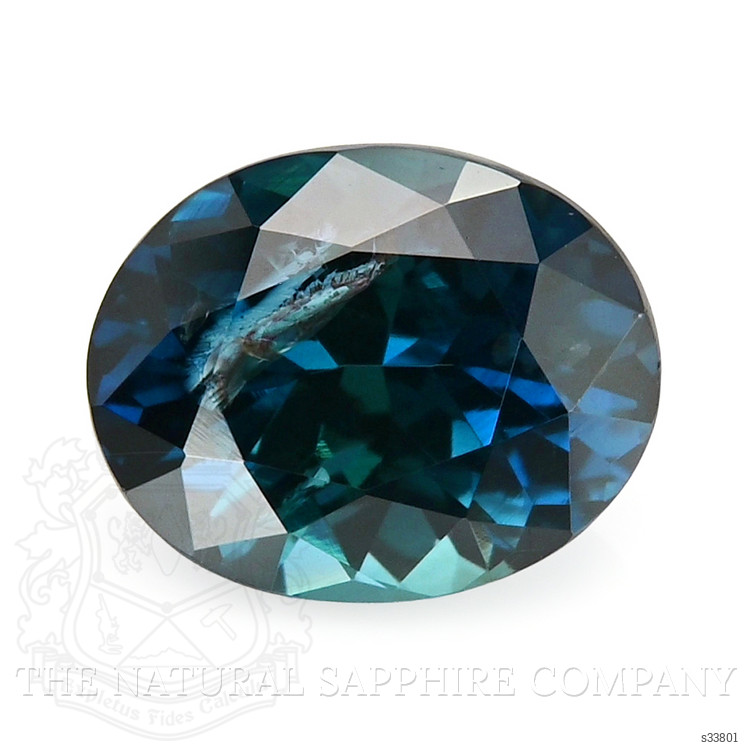 2.20 Ct. Greenish Blue Sapphire from Madagascar