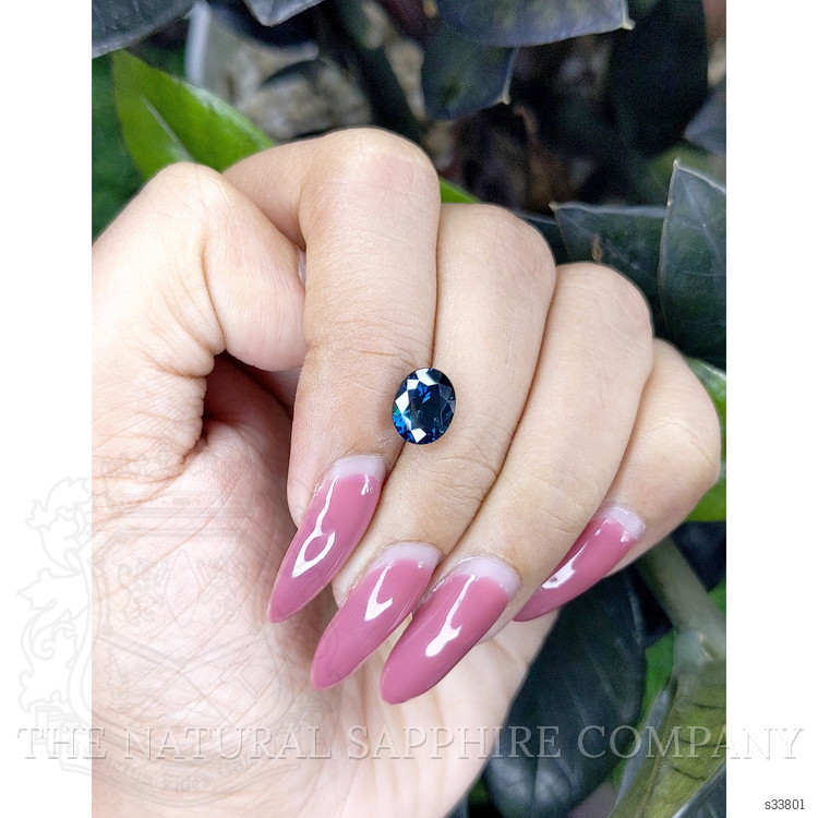 2.20 Ct. Greenish Blue Sapphire from Madagascar
