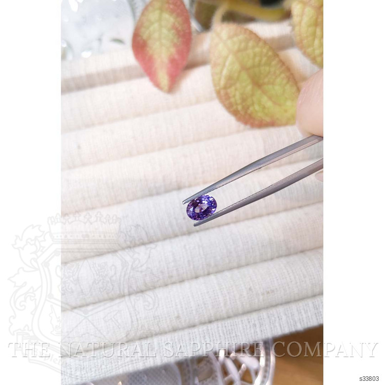 1.26 Ct. Purple Sapphire from Ceylon (Sri Lanka)