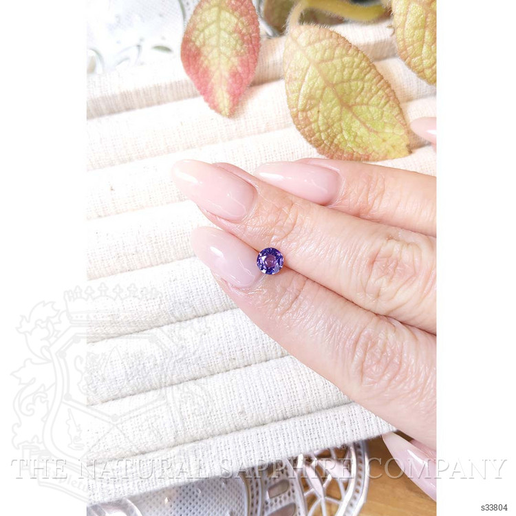 0.85 Ct. Purple Sapphire from Ceylon (Sri Lanka)