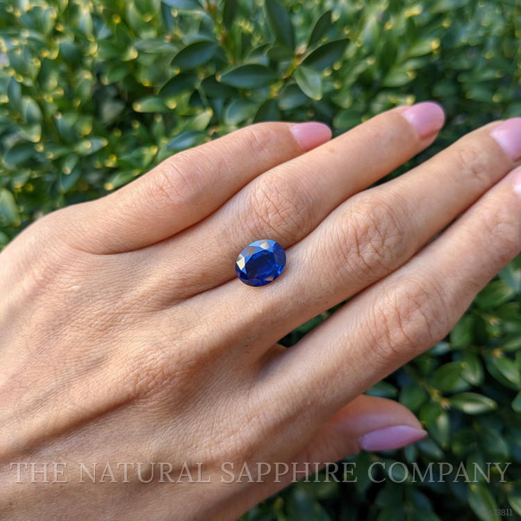 4.23 Ct. Blue Sapphire from Ceylon (Sri Lanka)