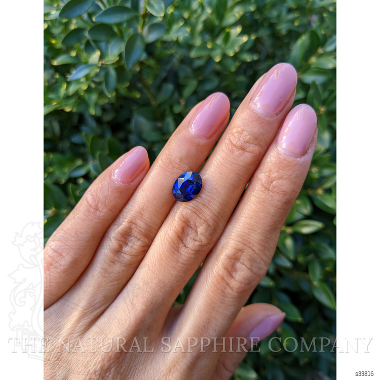 3.12 Ct. Blue Sapphire from Ceylon (Sri Lanka)