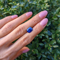 3.01 Ct. Blue Sapphire from Ceylon (Sri Lanka) Life Style
