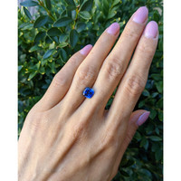2.40 Ct. Blue Sapphire from Ceylon (Sri Lanka) Life Style