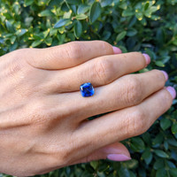 2.40 Ct. Blue Sapphire from Ceylon (Sri Lanka) Life Style