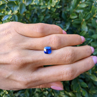 2.03 Ct. Blue Sapphire from Ceylon (Sri Lanka) Life Style