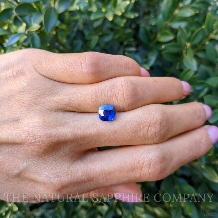 2.03 Ct. Blue Sapphire from Ceylon (Sri Lanka)