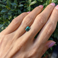 2.03 Ct. Yellowish Green Sapphire from Ceylon (Sri Lanka) Life Style