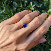 2.07 Ct. Blue Sapphire from Ceylon (Sri Lanka) Life Style