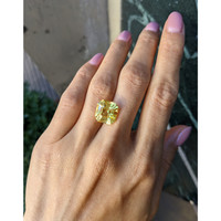 10.20 Ct. Yellow Sapphire from Ceylon (Sri Lanka) Life Style