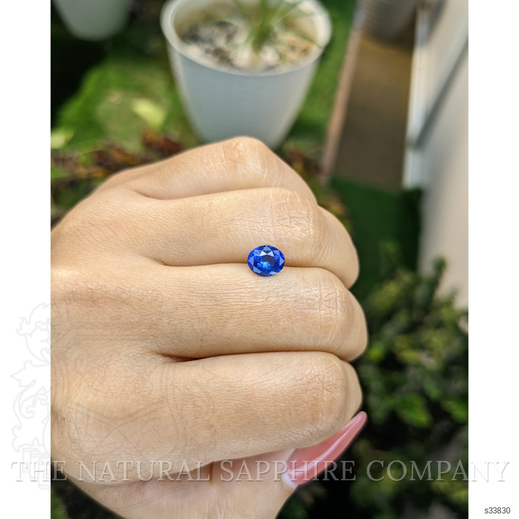 1.12 Ct. Blue Sapphire from Ceylon (Sri Lanka)