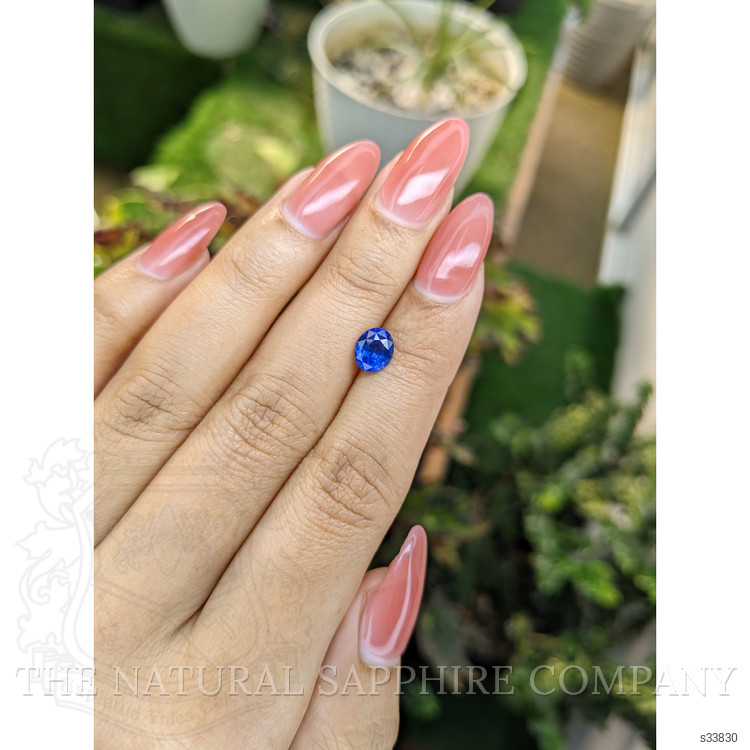 1.12 Ct. Blue Sapphire from Ceylon (Sri Lanka)