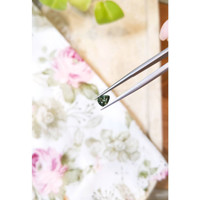 1.00 Ct. Green Sapphire from Madagascar Life Style