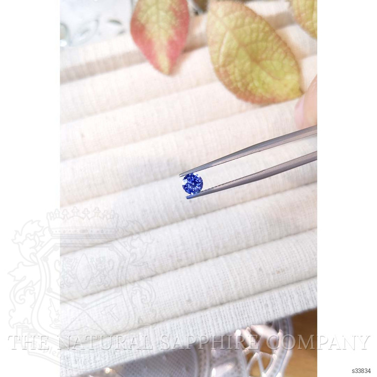 0.64 Ct. Blue Sapphire from Ceylon (Sri Lanka)