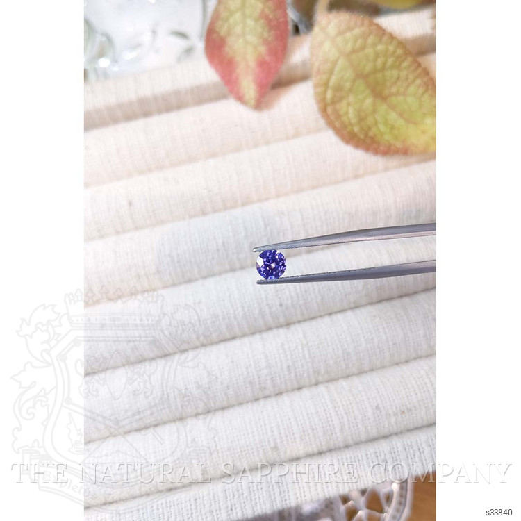 0.62 Ct. Violet Sapphire from Ceylon (Sri Lanka)