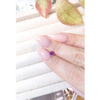 0.72 Ct. Purplish Pink Sapphire from Ceylon (Sri Lanka) Life Style