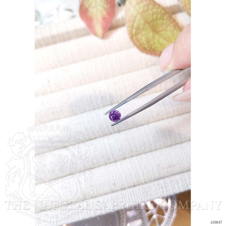 0.72 Ct. Purplish Pink Sapphire from Ceylon (Sri Lanka)