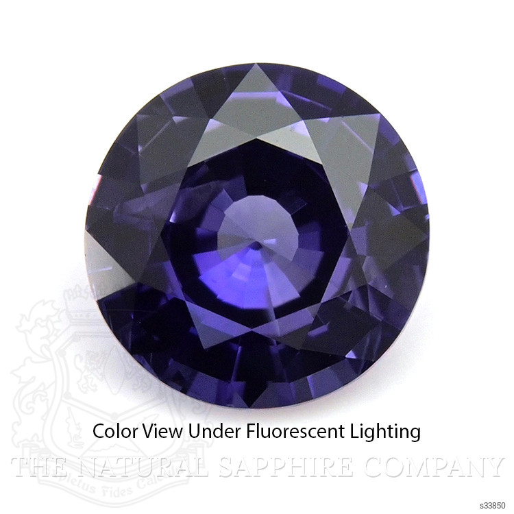 0.68 Ct. Color Change Sapphire from Ceylon (Sri Lanka)
