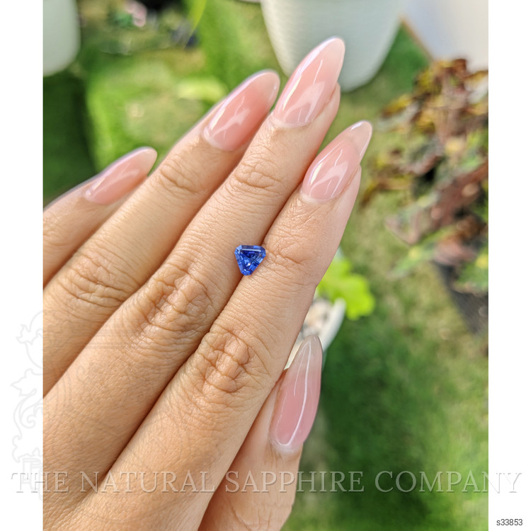 0.66 Ct. Blue Sapphire from Ceylon (Sri Lanka)